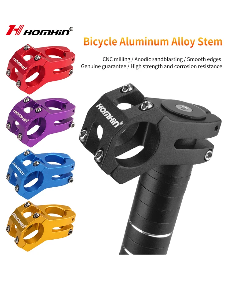 Mtb Handlebar Stem 31.8 Road Bike Bicycle Bridge Power Aluminum Alloy Handle Mountain Parts 45MM Cycling Sports