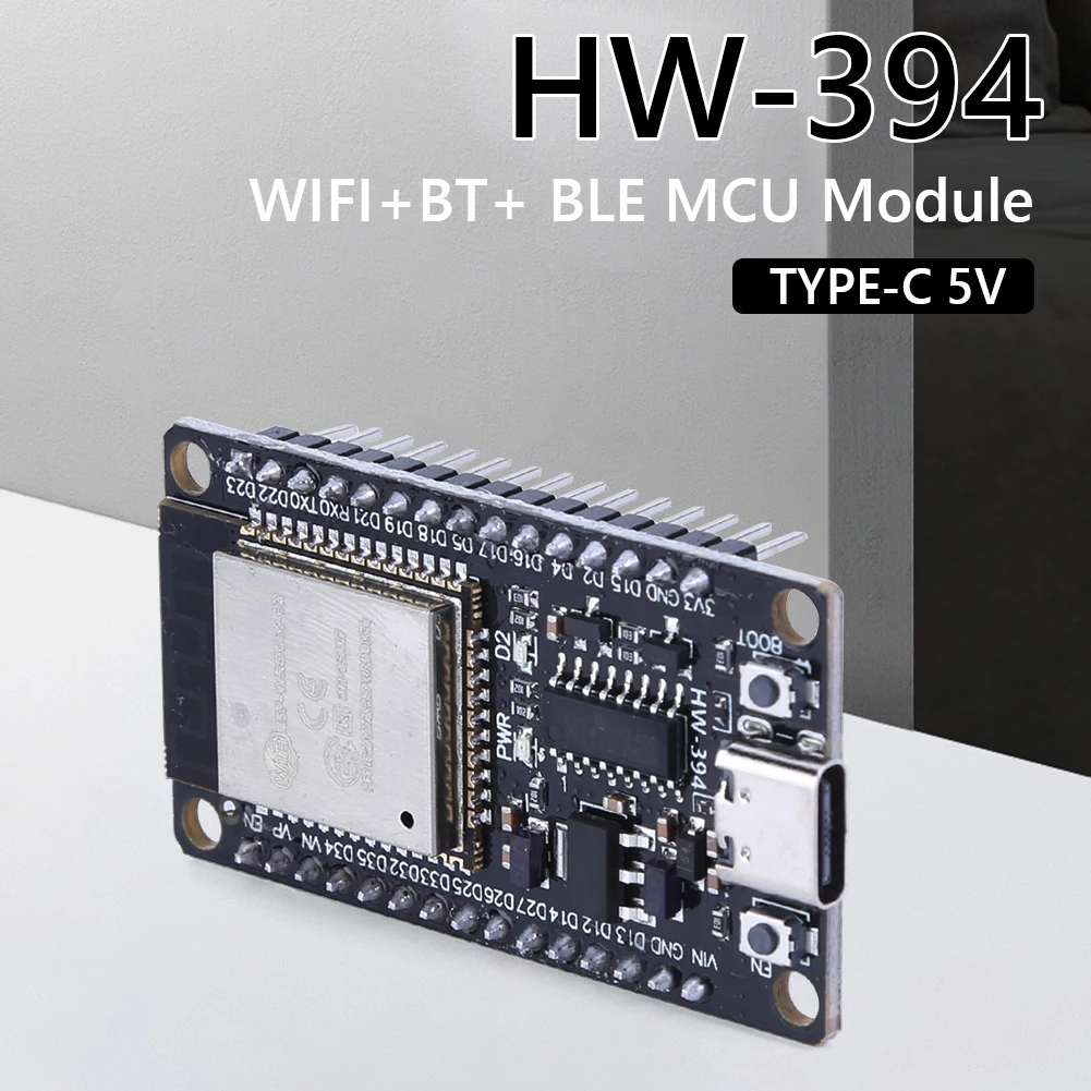 ESP32 WROOM-32  ,   ,  Һ SPI ÷, 32Mbits  , CH340C, 5V TYPE-C