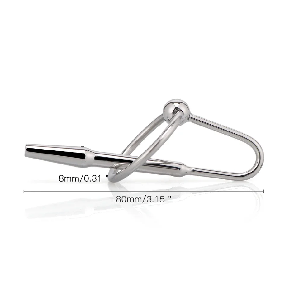 Metal Urethral Sounds Male Penis Plug Stainless Steel Urethral Catheter Male Dilatation Masturbation Adult Sex Toys