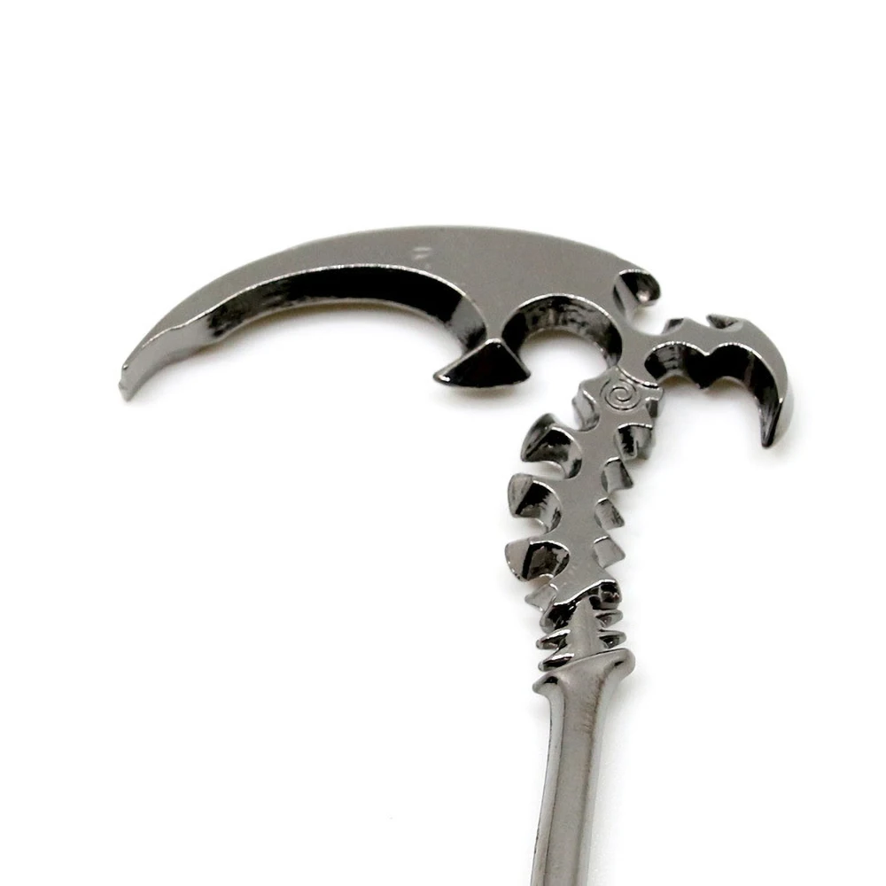 Cartoon BRS Themed Weapon Pendant Keychain Anime BLACK ROCK SHOOTER Mini Barrel Sickle Cannon Toy Keyring Cosplay Gift For Frien