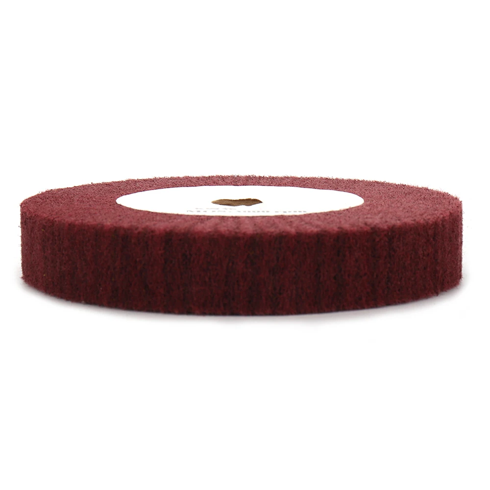 Nylon faser klappe Poliers cheibe Scheibe Schleif mittel Nylon faser Vlies Scheuer schwamm Polier kissen Schleif klappens cheibe 150/200mm – Detail 9