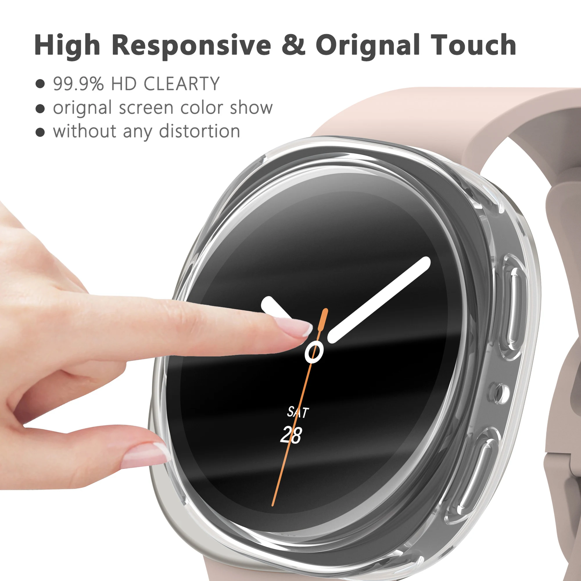 Premium Shockproof Screen Protector & Soft TPU Bumper