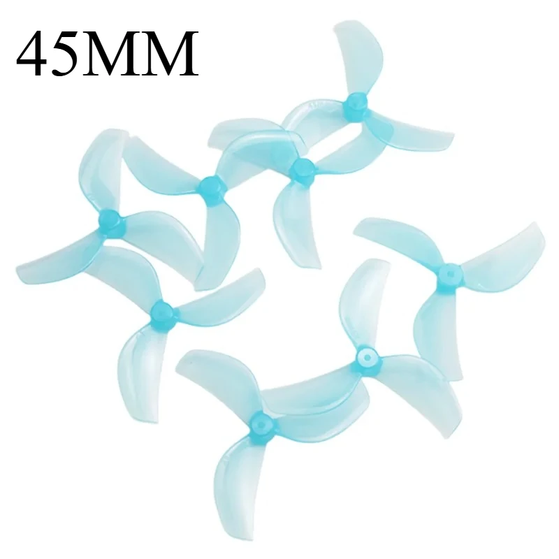 8-Piece Gemfan 45mm 3-Blade PC Propeller Set for FPV Racing and Freestyle Drones