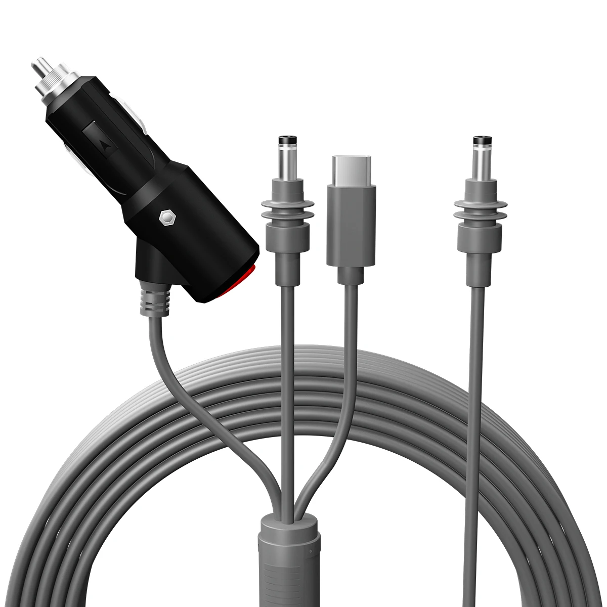 For Starlink Mini 3 in 1 DC Power Cable Cord Waterproof Extension Starlink Mini USB C 12-20V Cigarette Lighter Plug and DC Male