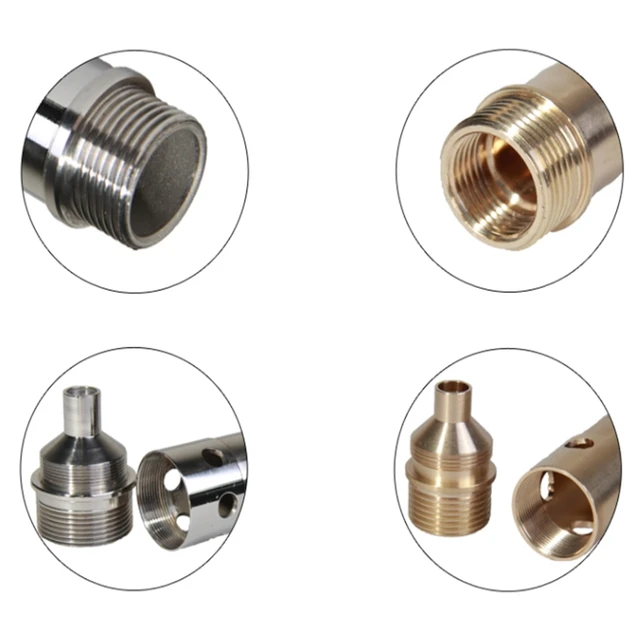 1/2 "3/4" 1 "Sárgaréz Rozsdamentes Acél Rugó Buborékos Szökőkút Fúvókák Kerti Tó Spray -Feje - Image 4