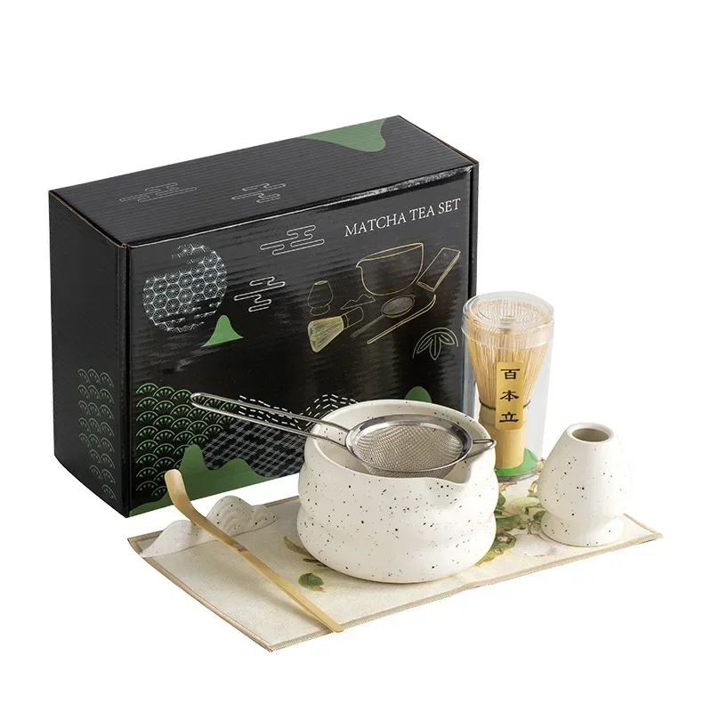 2/4/5/7/8PCS Japanese Matcha Tea Tools Set Bamboo Tea Spoon Ceremony Traditional Sets Home Tea-making Tools Accessories