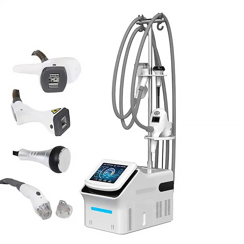 Portable Vela Body Shape 4 In 1 Slimming / Cavitation + Vacuum +Roller Infrared Light +Roller Beauty Machine For Weight Loss