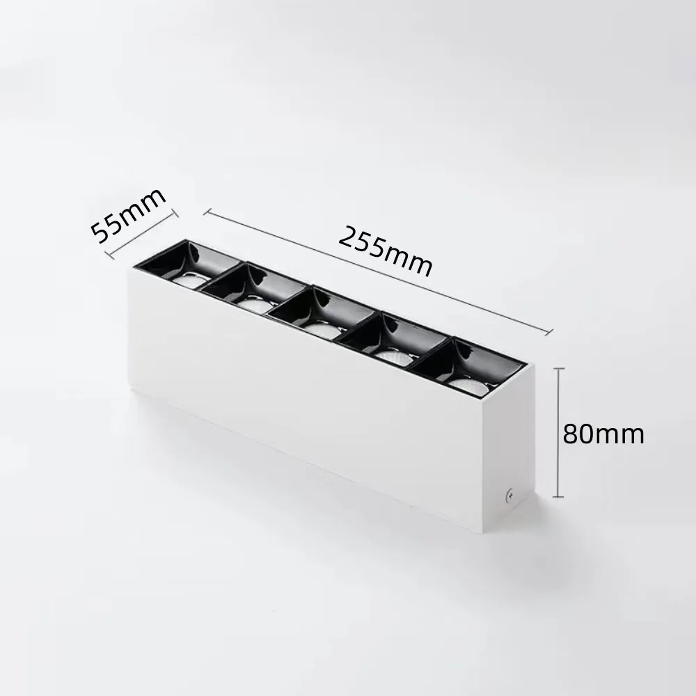LED dimmable quadrate downlight Room decoration led light Surface mounted spotlight ceiling light Kitchen Indoor lightingW
