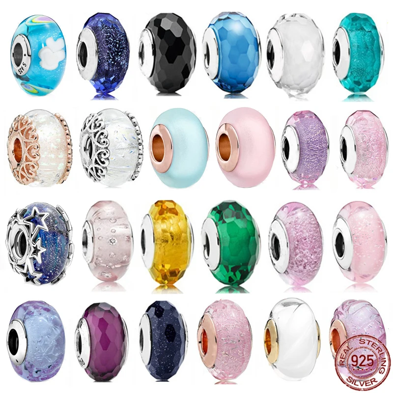 

Hot selling new 925 sterling silver classic simple bubble beads rainbow beads fit original Pandora bracelet DIY jewelry gifts
