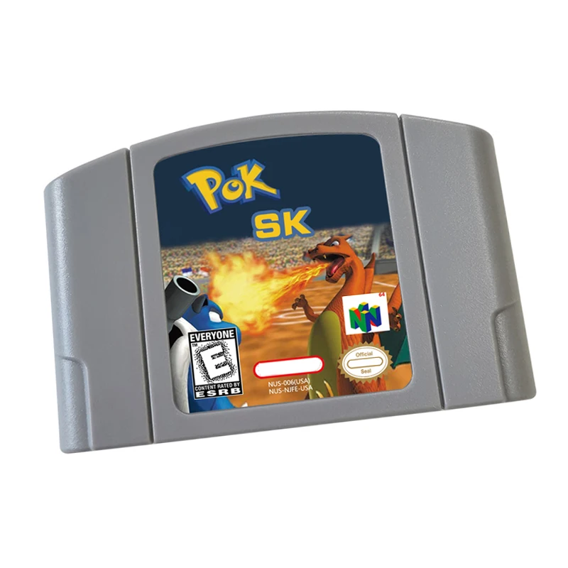 PokemoSKVideo Game Cartridge Card-Compatible model N64 &ndash; English-US Version