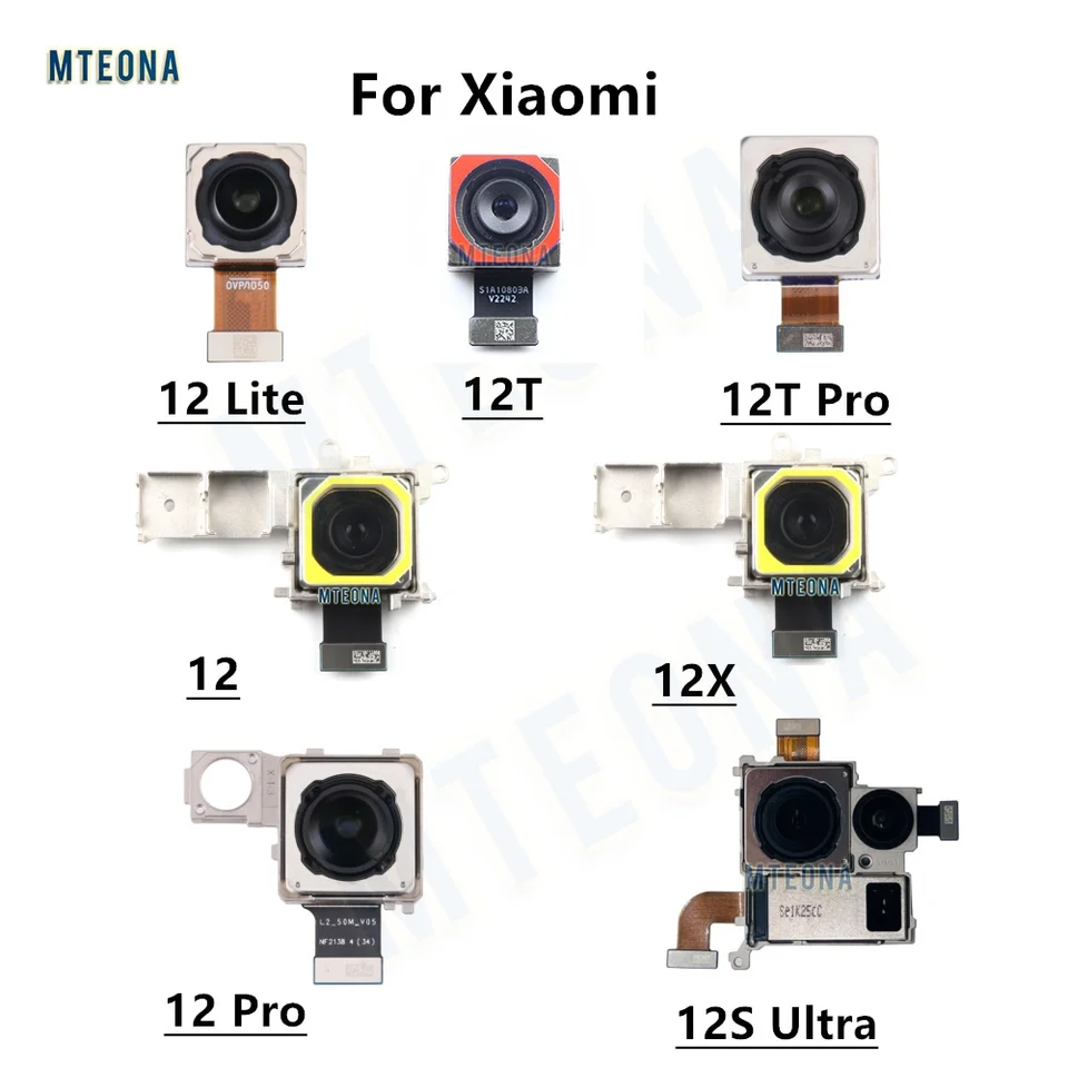 For Xiaomi 12S Ultra MI12 Mi 12T Big Main Camera Module+Wide Angle