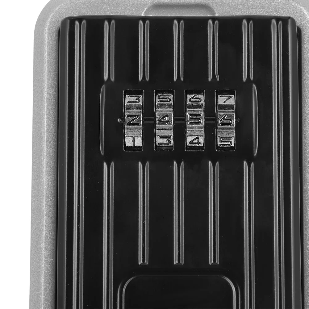 Key Box Key Lock Case Portable Outdoor Waterproof Wall Mounted 4‑Digit Combination Anti‑Theft Lock Storage Security Box