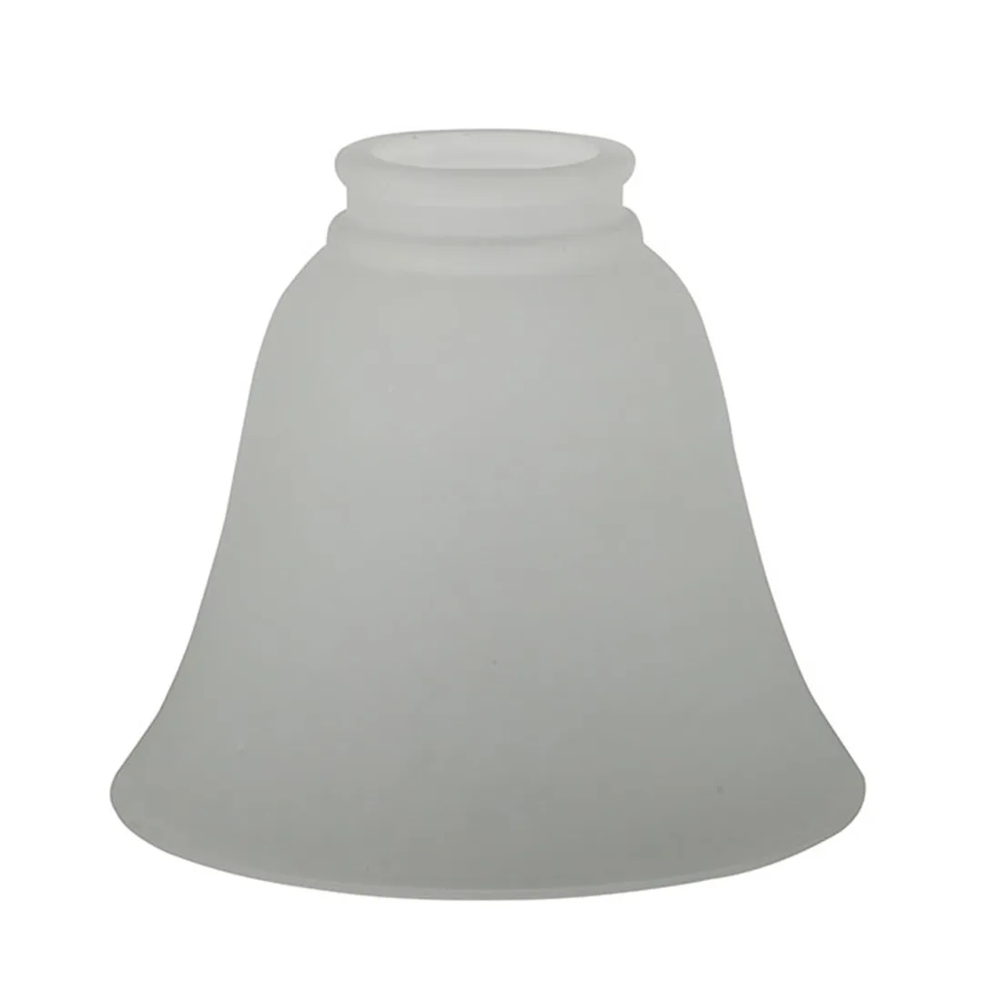 Transitional Style Bell Shaped Frosted Glass Shade Replacement with neck Opal White Ceiling Fan Shade Accessory Cover transitional style bell shaped frosted glass shade replacement with neck opal white ceiling fan shade accessory cover