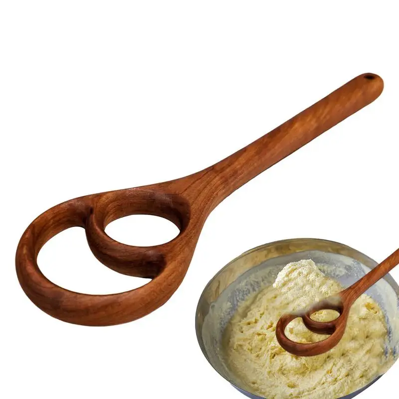 

Wooden Dough Whisk For Pastry Or Pizza Dutch Style Hand Bread Mixer Whisk Perfect Baking Tool For Home Kitchen Accessories