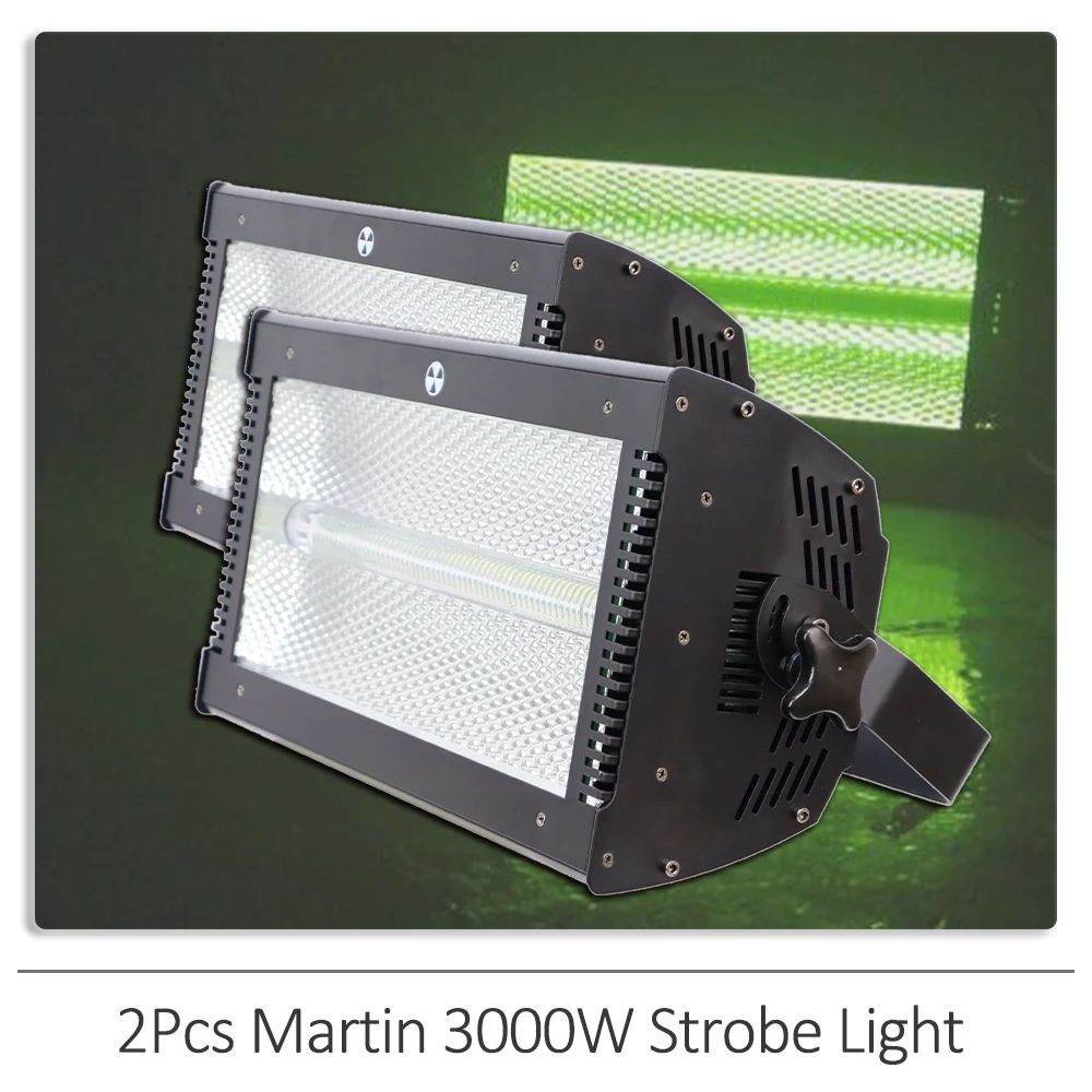 2 Pz/Lotto Martin Atomic 3000W Led 192X3W Led Bianco + 64X0.6W Rgb Retroilluminazione Stage Wash Effect Dmx Dj Disco Bar Illuminazione Natalizia