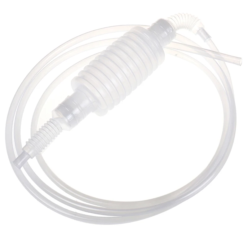 

1pc Plastic Syphon liquid Siphon hose Fuel Liquid Transfer Pump Manual Home Use