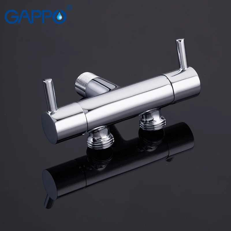 GAPPO Bathroom Faucet Double Handle Dual Control Nozzle Single Cold Spray Faucet Angle Valve Y81504 images - 6