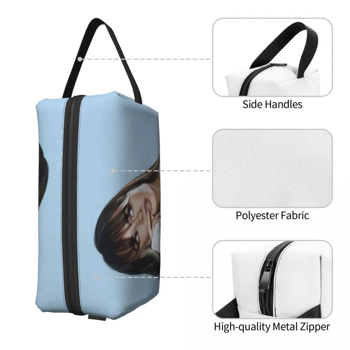 Cute Beauty Aitana Travel Toiletry Bag Women Spanish Singer Cosmetic Makeup Organizer Beauty Storage Dopp Kit