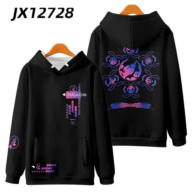 Anime Honkai Impact 3 Theresa Apocalypse Cosplay Hoodie Women Men Harajuku Sweatshirt Streetwear Hip Hop Pullover Hooded Jacket