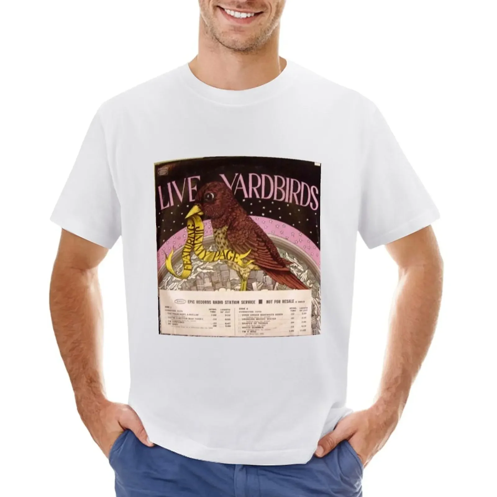 

Live Yardbirds T-shirt oversizeds quick drying men clothes