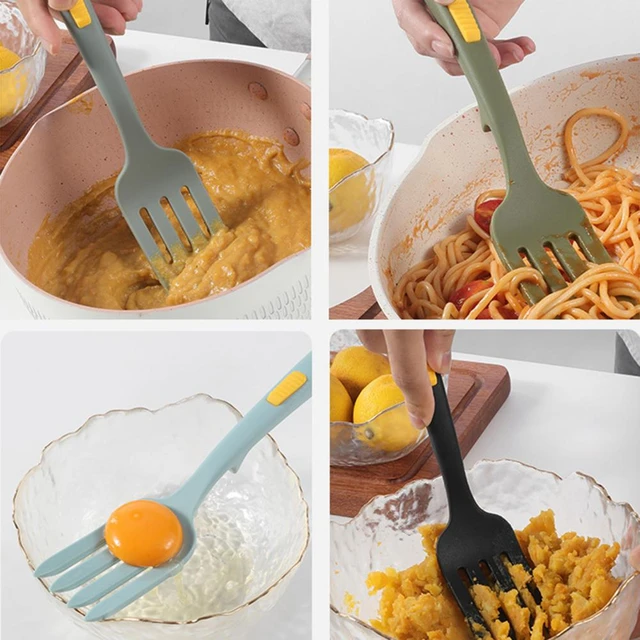 6 tenedores de acero inoxidable para uso diario, herramientas de cocina,  helado de metal, pasteles, ensalada, fruta, postre, fideos, cucharas de  pasta