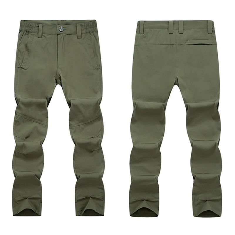 Summer Men Trekking Camping Thin Elastic Quick Drying Breathable Pants Outdoor Sports Cycling Fishing Fishing Trousers For TRVLWEGO