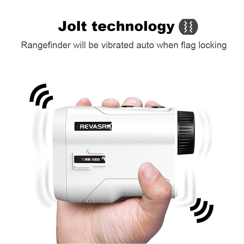 REVASRI Golf Rangefinder – 600/1000 Yards with Slope, Flag Lock & Vibration 3