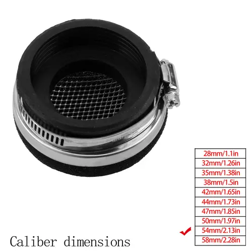 Motorcycle Air Filter Cleaner Air Filter 2 Stroke Engine Dirt Pit Bike Scooter 28/32/35/38/42/45/50/54/58MM Moto Parts - Image 26