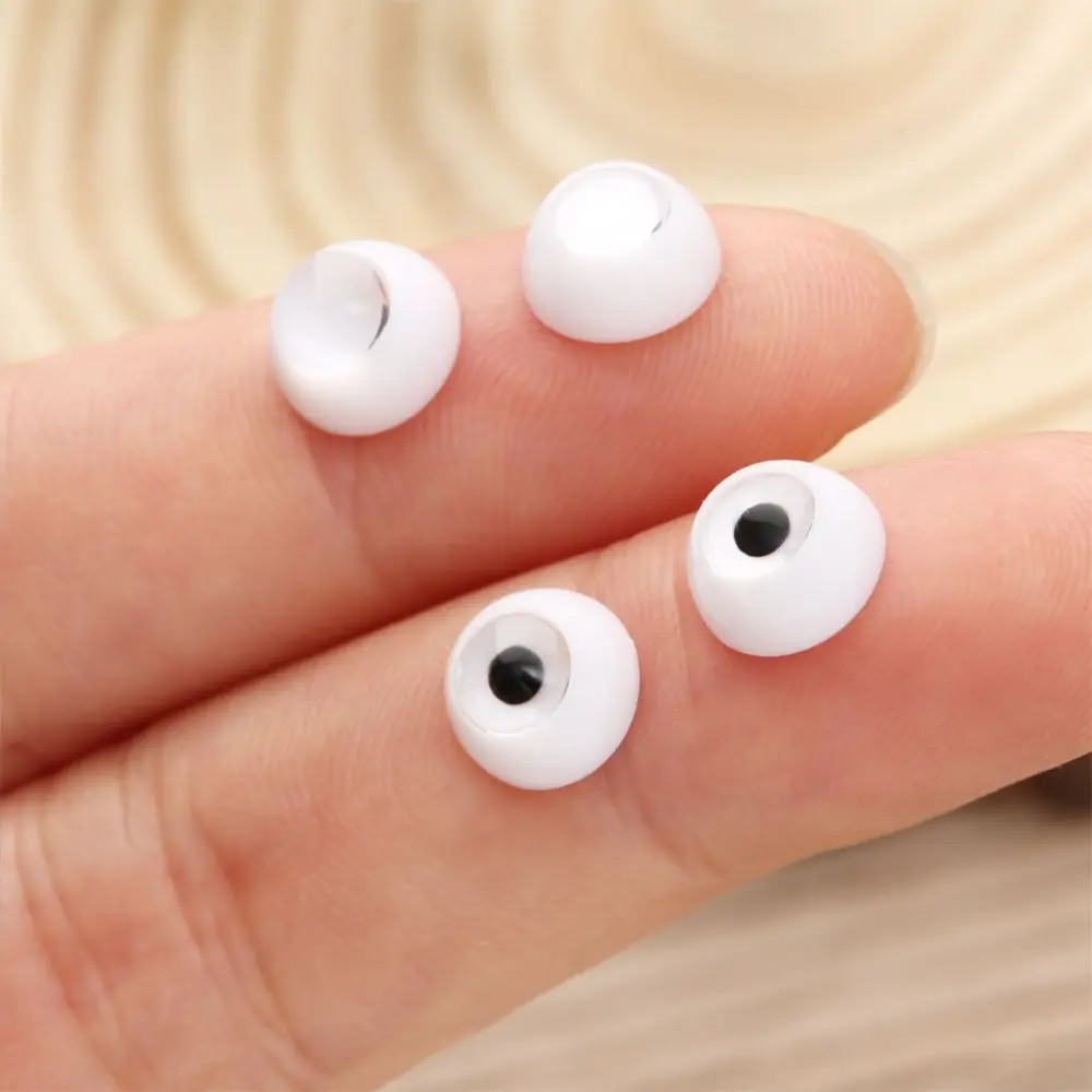1Set 8~26mm Round Acrylic Doll Eyes Eyeball DIY Sticking Mud Clay Dolls Safety Eye Toys High Quality Toy Accessories
