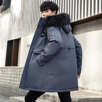 2024 New Fall Winter Coat Men’s Down Jacket Outwear Mens Coldproof Hooded Casual Puffer s for Men Jaqueta Masculina