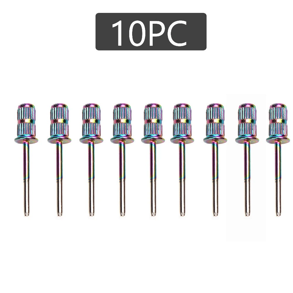 ERUIKA 10PCS 네일 샤프트 액세서리 매치 네일 샌딩 전기 회전 네일 드릴 매니큐어 커터 매니큐어 도구