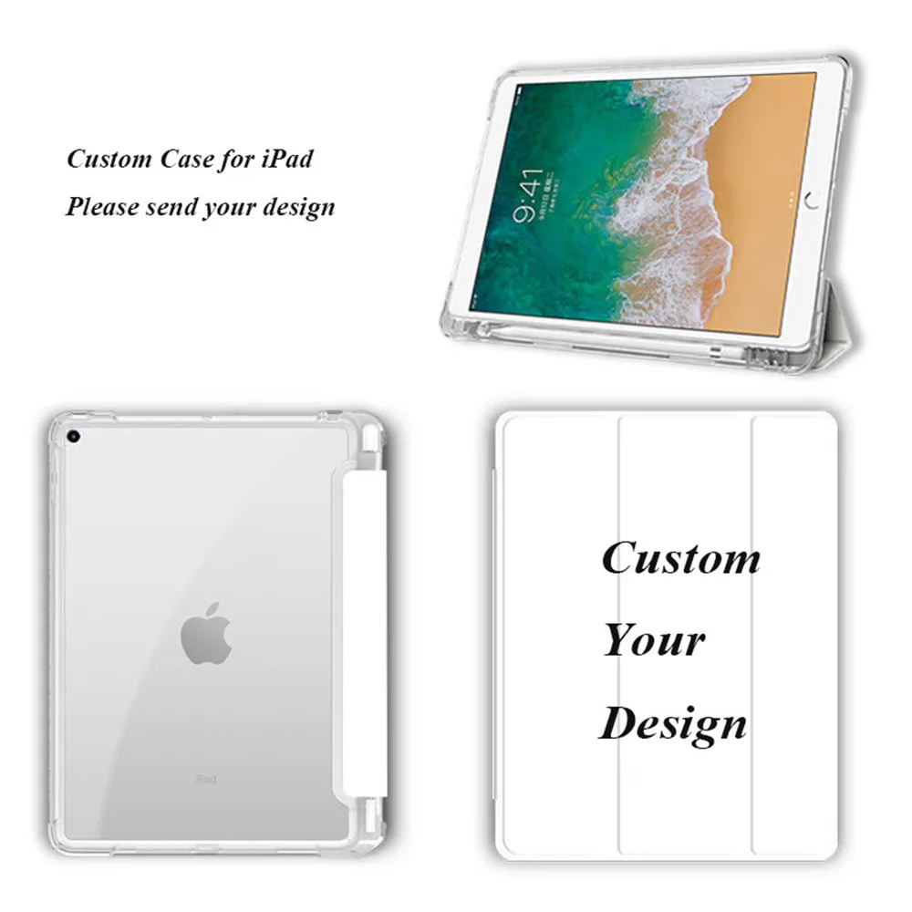 Custom Personalized Protective Tablet Case with Pencil Holder