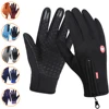 WinterThermal Cycling Gloves Bicycle Warm Touchscreen Full Finger Glove Waterproof Outdoor Bike Skiing Fishing Motorcycle Riding 1