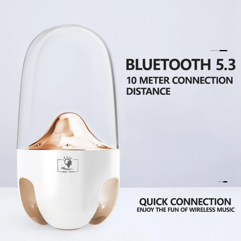 Portable Wireless Water Dance Bluetooth Speaker Stereo Game Sound Box Audio Speaker Music Fountain Loudspeaker