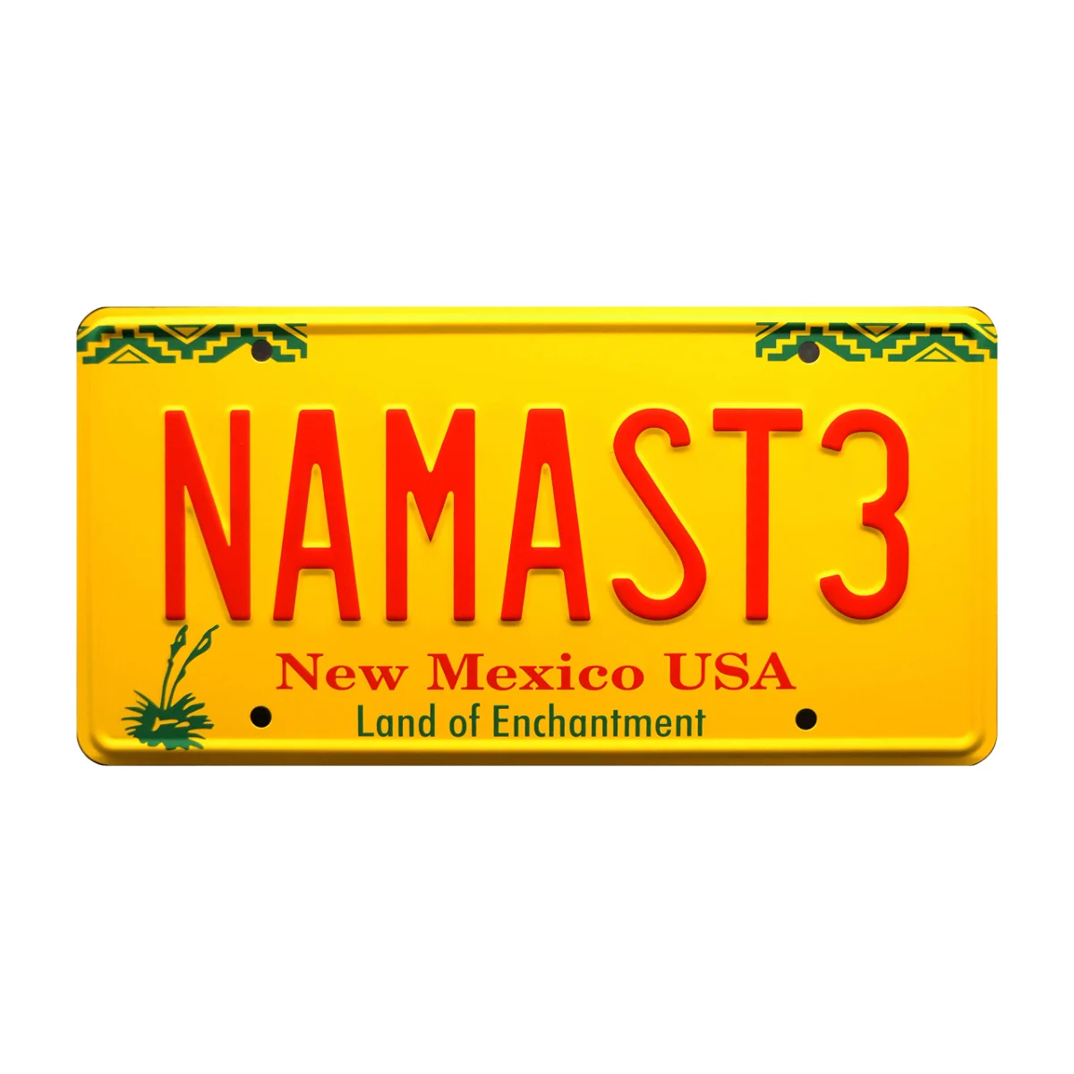 

Howard Hamlin | Namaste-Car Decoration License Plate Frame Personalized License Plate Metal Stamping License Plate