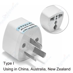 Universal Travel Power Plug Adapter for AU/NZ - All - in - One International Converter (3pin)