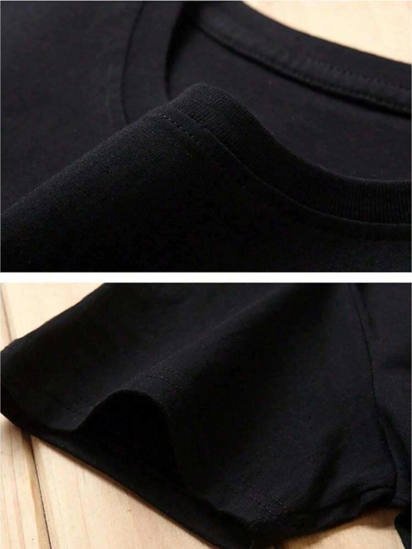 Motorrad-Skelett Herren T-Shirt Großes Baumwoll-Kurzarm-Oberteil Sommer Streetwear – Detail 4