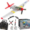 Upgrade Volantex P51D Red Mustang Airplane One-key Aerobatic 4-Ch RC Plane  Aircraft  W/Xpilot Stabilization System (761-5 ) 1