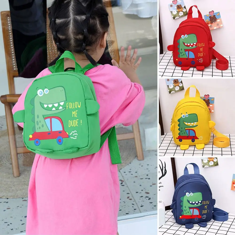 Boys Girls Cute Cartoon Dinosaur Toddler Rucksack Kindergarten Schoolbag Anti-lost Backpacks School Bags - 3