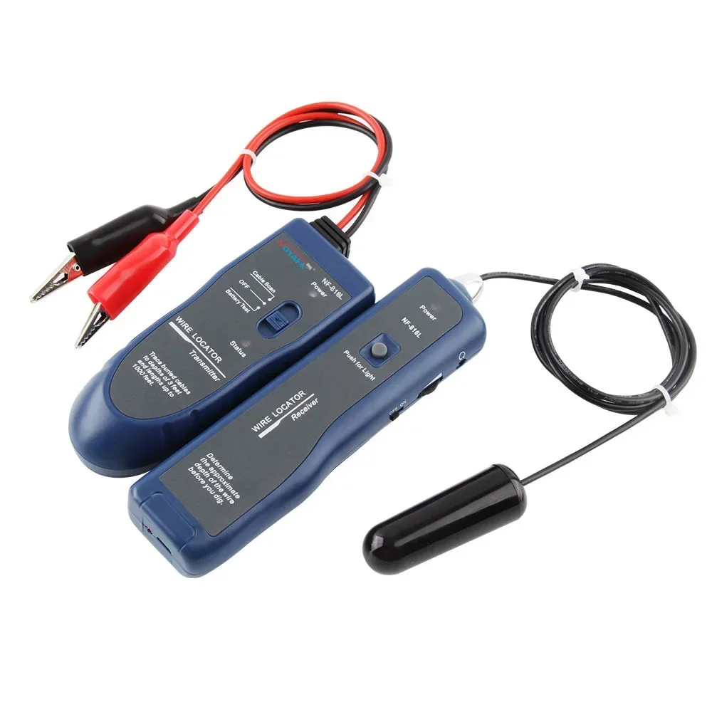 NOYAFA NF-816L High-power Dark Line Direction Finder Underground Cable Detection Instrument Weak Current Finder