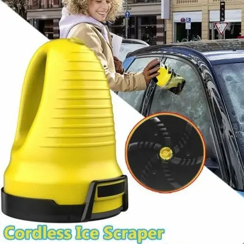 Car Ice Snow Scraper USB Electric Heated Snow Removal Windshield Glass Defrost Cleaning Tools Automobile Fast Deicing