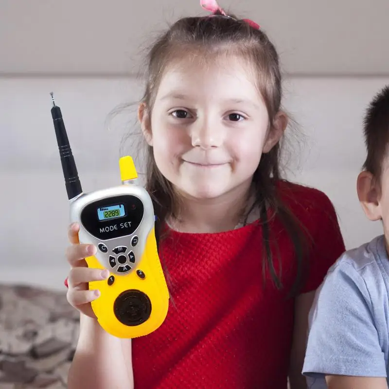 Walkie Talkies For Kids 2pcs Electronic Long Range Walky Talky Phone Radio Interphone Mini Toys Talkie Walkie Boy Girl Gifts 2