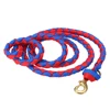 3 Meters PP Braided Horse Rope Horse Lead Rope with Brass Snap Pet Traction Rope Horse Rope Harness Accessories 3
