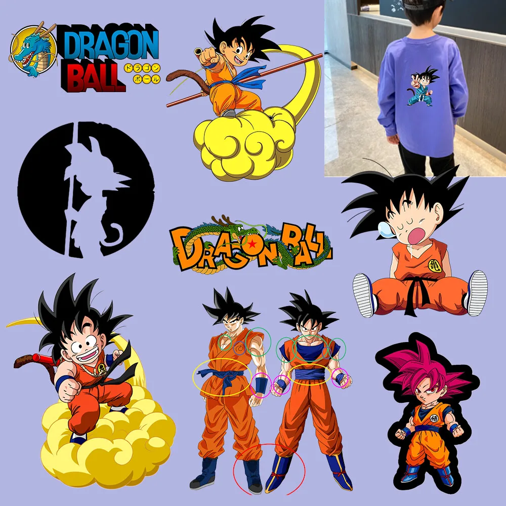 Термоклейкая наклейка с изображением дракона шарика популярный аксессуар для