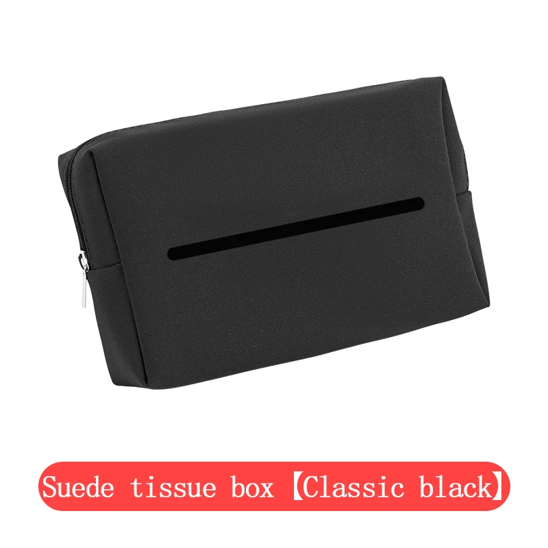 thumbnail image 1 of Caja de papel de gamuza para pañuelos de coche, soporte para colgar en el respaldo del asiento, accesorios para BAIC Senova X25 X35 X55 X65 Beijing BJ20 EV5 BJ40 X7, 1 of 5