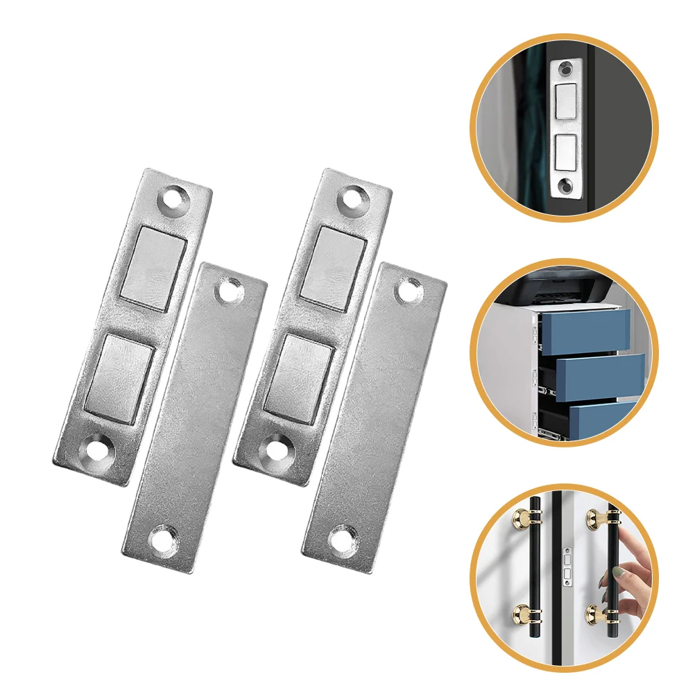 Magnetic Cabinet Catches Magnetic Cabinet Latches Cabinet Door Latch 2 Pairs Invisible Door Heavy Duty Magnets Cabinet Latches