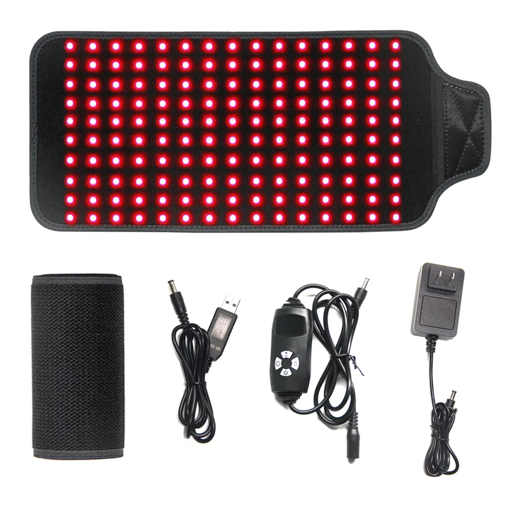 Slim Belt LED Red Household Pulse Vibration Nursing Instrument Far Infrared Light Power Waist Protection Hot Compress Massage |