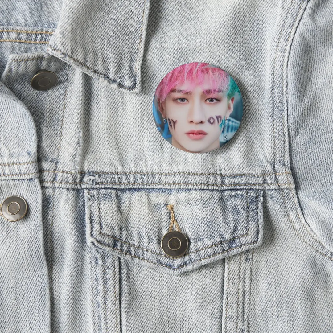 BROCHE,24--Broches pour nouvel Album Kpop Straykids, 5cm, 1 pièce,  épingles, Badge, rouge, accessoires pour vêtements, chapeau, sac - Achat /  Vente broche Broches pour nouvel Album Kpop Rouge 