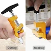 2 in 1 Ceramic Cutter Glass Tile Breaker Knife Ceramic Cutter Glass Tile Breaker Knife Steel Blades Construction Hand Tool set 2