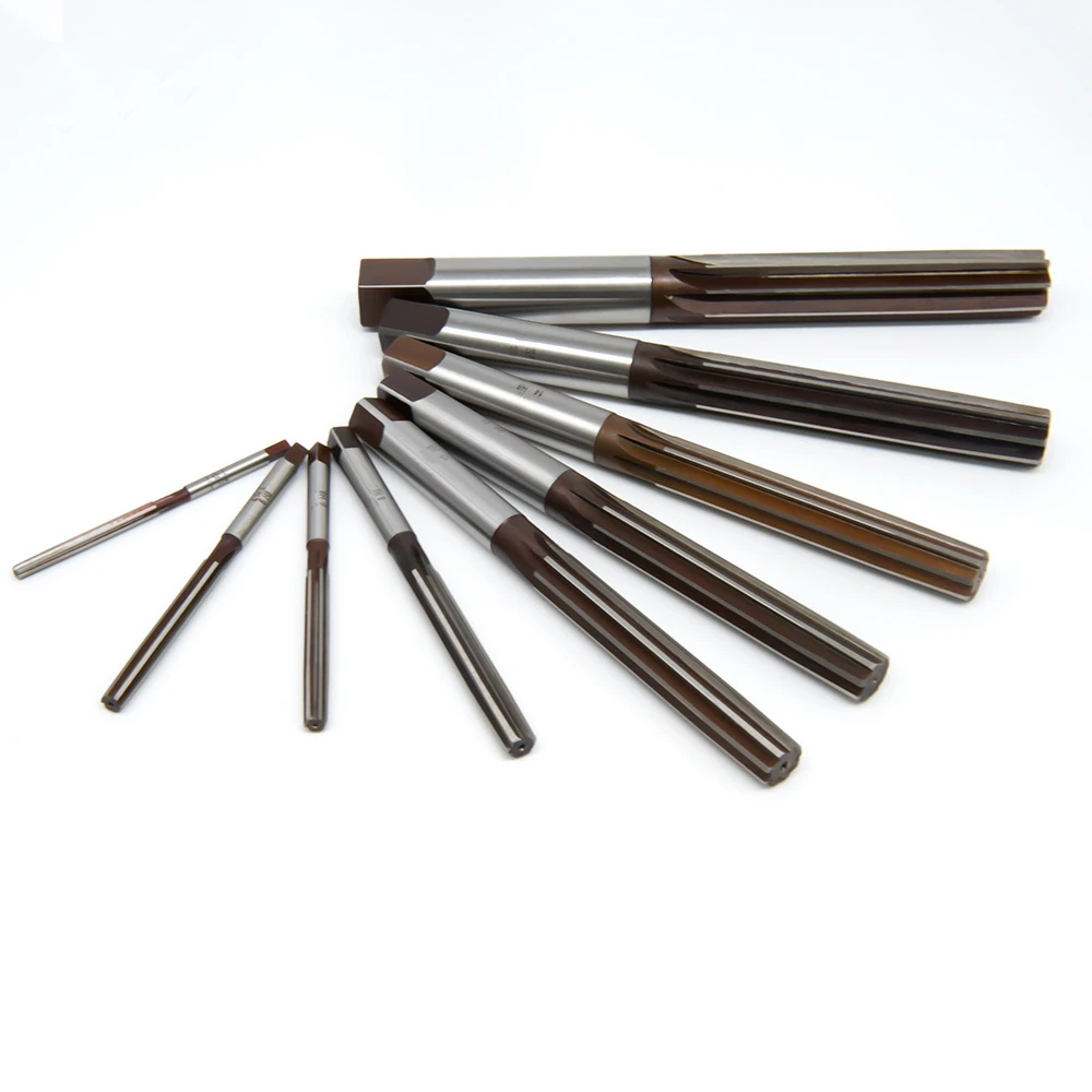 H7 Reamer 3-20mm HSS CNC Chuck Milling Cutter Straight Handle Hand Reamer 3/4/5/6/7/8/9/10/11/12/13/14/15/16/17/18/19/20mm